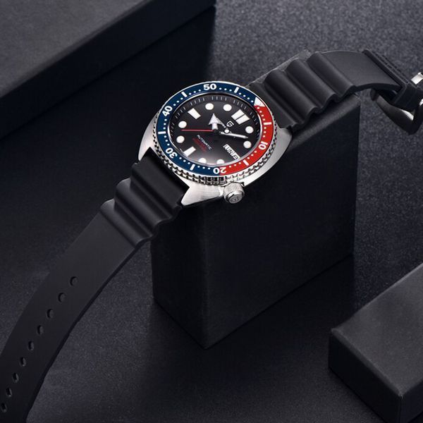 Мужские часы Pagani Design PD-1696 Silver-Black Pepsi с сапфировым стеклом и механизмом SEIKO NH35A 1138-0088 фото