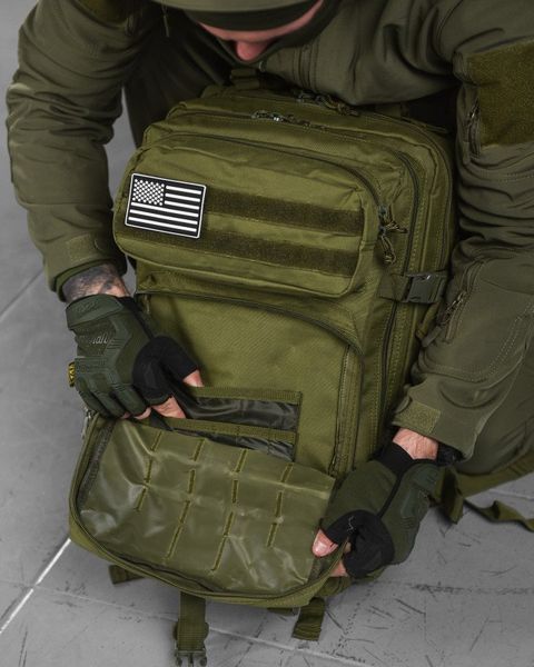 Рюкзак тактический олива 45л 800D USA 52121 фото