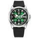 Мужские механические часы Awarder 040 Embroidery Silver-Green Black Automatic с сапфировым стеклом 10ATM 1202-0004 фото 1