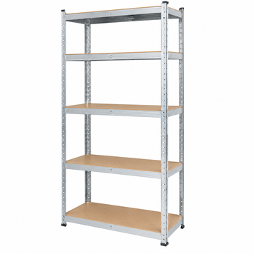 Стелаж металевий&nbsp;PRIMA HOME 5 полиць (150 &times; 70 &times; 30 см) для дому гаража складу магазину, Оцинкований G1450 фото