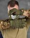 Зимові тактичні рукавички Softshell олива M 13110 фото 1