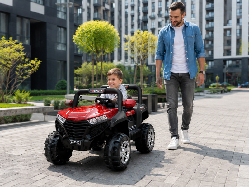 Дитячий електромобіль JEEP BUGGY на акумуляторі &mdash; позашляховик 4&times;4 з пультом керування, USB, MP3 та клаксоном G435 фото