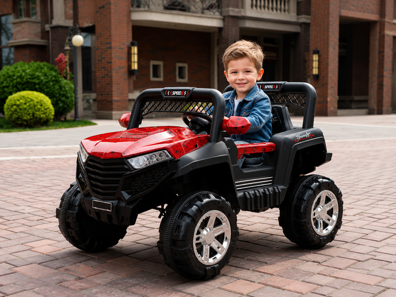 Дитячий електромобіль JEEP BUGGY на акумуляторі &mdash; позашляховик 4&times;4 з пультом керування, USB, MP3 та клаксоном G435 фото