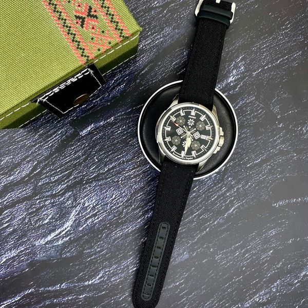 Чоловічий механічний годинник Awarder 040 Embroidery Silver-Army Green Black Automatic з сапфіровим склом 10ATM 1202-0006 фото