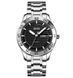 Мужские классические часы Skmei 9293SIBK Silver-Black с серебристым браслетом и минеральным стеклом 1080-1648 фото 1