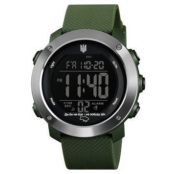 Мужские тактические часы Awarder 033 Де би не був Army Green-Silver-Black с водозащитой 5 ATM 1202-0043 фото