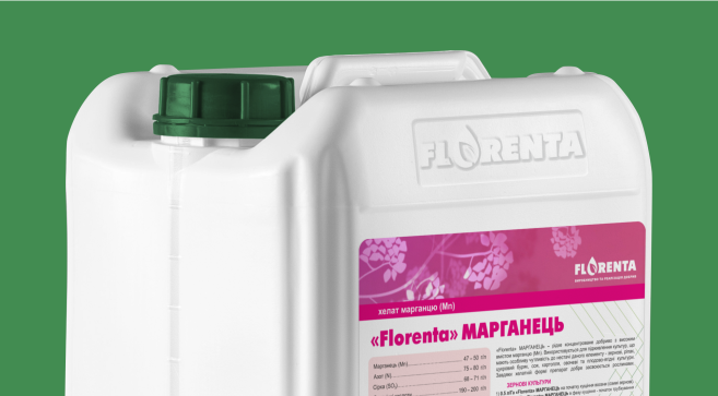 Мікродобриво Florenta МАРГАНЕЦЬ, рідке, хелатна форма Mn - 1л YM-FL-MARHANETS-01L фото
