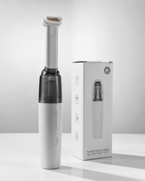 Портативный ручной пылесос VACUUM CLEANER 50 Вт, 8000 Па, беспроводной, белый 56457 фото