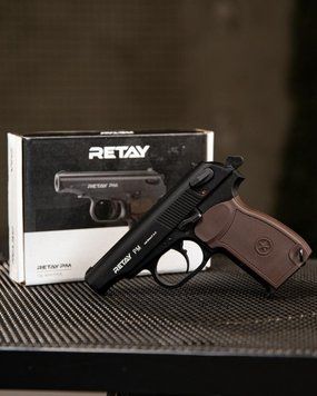 Стартовый пистолет Retay PM Makarov (пистолет Макарова под холостой патрон 9 мм) 902134 фото