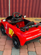 Дитячий спортивний електромобіль кабріолет зі спойлером PRIMA CAR&nbsp;Cabrio 6V 5A (пульт, LED-фари, музика, педаль газу), Червоний G1405 фото 3
