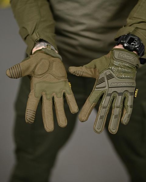 Рукавички тактичні Mechanix M-Pact олива L 12727 фото