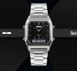 Женские часы Skmei 1220SIBK Silver-Black с серебристым браслетом и стрелочно-электронным циферблатом 1080-1754 фото 4