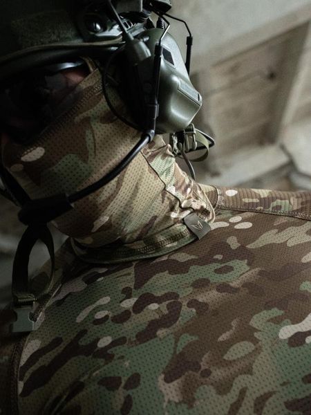 Тактический лонгслив с балаклавой MANTIS&reg; Phantom LS Combat Shirt - Multicam S/M 96925 фото