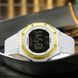 Чоловічий спортивний годинник Sanda 6093 White-Gold з електронним циферблатом та підсвічуванням 1044-0142 фото 3