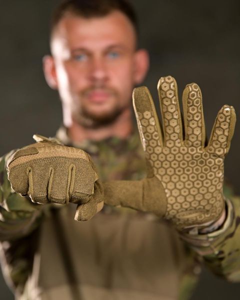 Тактичні рукавички Mechanic койот M 902158 фото