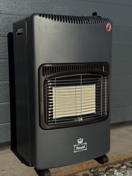 Портативний газовий обігрівач 4200 Вт Royal GH 500 + комплект для підключення (редуктор, шланг, прокладка, хомути-зажими) GH500 фото