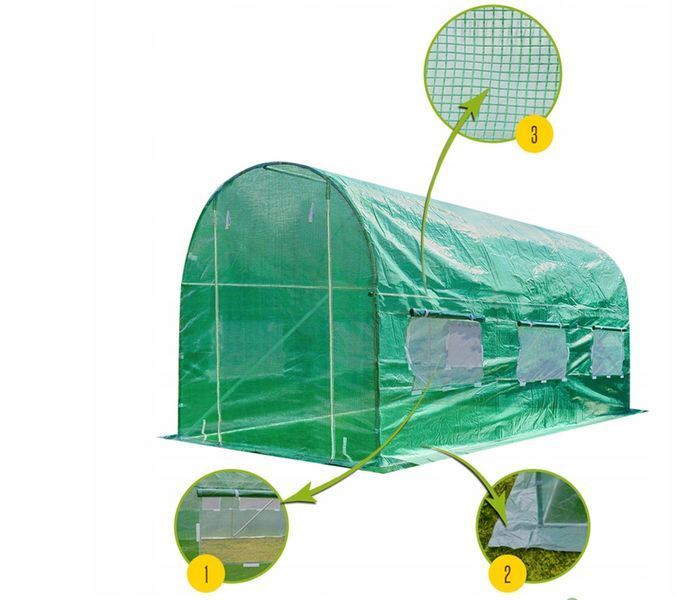 Парник теплица 9м2 Funfit Garden (450х200х200см) Польша P0024 фото