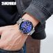 Чоловічий годинник Skmei 9259SIBU Silver-Blue з хронографом та календарем, сріблястий браслет 1080-2739 фото 3