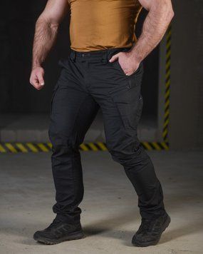 Тактические штаны HUNTER black S 91022 фото