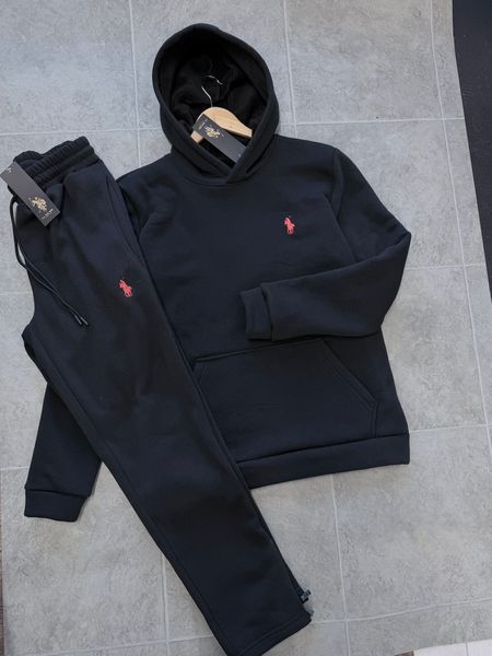 Мужской костюм худи + брюки Ralph чёрный M RalphBlack фото