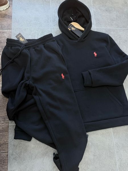 Мужской костюм худи + брюки Ralph чёрный M RalphBlack фото