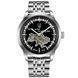 Мужские механические часы Awarder 043 Де би не був Silver-Black Steel Automatic с сапфировым стеклом 1202-0617 фото 1