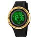 Мужские спортивные часы Skmei 2155GD Gold с электронным циферблатом и подсветкой 1080-2657 фото 2
