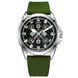 Мужские часы Awarder 041 Embroidery Silver-Army Green с сапфировым стеклом и водозащитой 10ATM 1202-0017 фото 1
