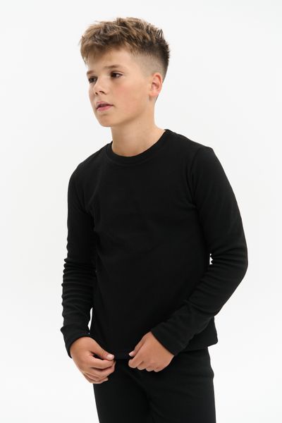 Дитяча термобілизна EcoTherm &ndash; чорна (з бавовною) 128p EcoKids фото