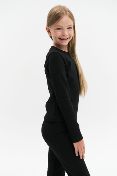 Дитяча термобілизна EcoTherm &ndash; чорна (з бавовною) 128p EcoKids фото