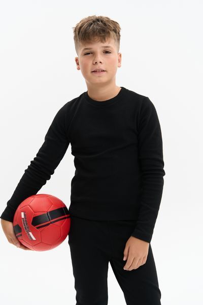 Дитяча термобілизна EcoTherm &ndash; чорна (з бавовною) 128p EcoKids фото