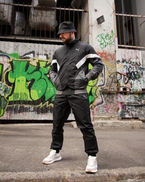 Спортивний костюм RETRO Pu black ВТ4684 L 96171 фото