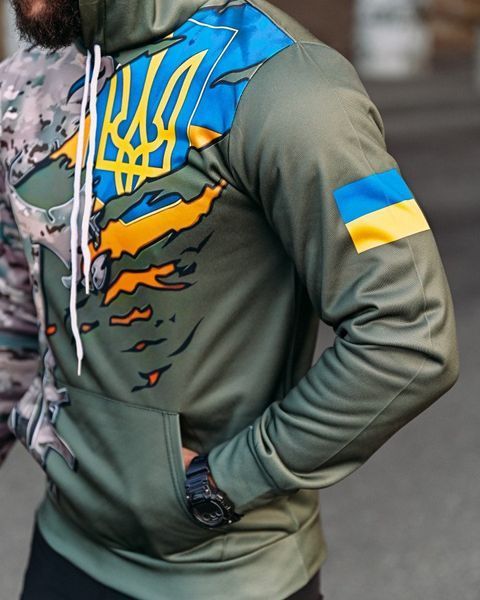 Мілітарі худі Saint Punisher Ukraine S 93924 фото