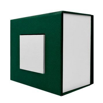 Подарункова картонна коробочка для годинника Boxes зелено-біла (SKU: 1000-0316) 1000-0316 фото