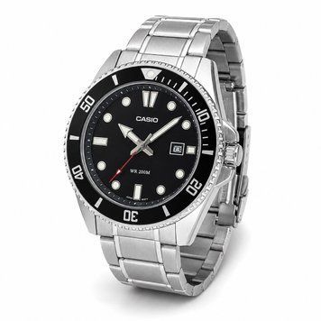 Чоловічий годинник Casio MDV-107D-1A1 &mdash; кварцовий дайвер з нержавіючої сталі, 20 ATM 1141-0162 фото