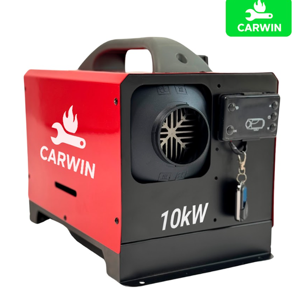 Автономный дизельный обогреватель (Webasto) CARWIN 10 кВт (12В/24В/220В) с LCD-дисплеем и пультом ДУ С10000 фото