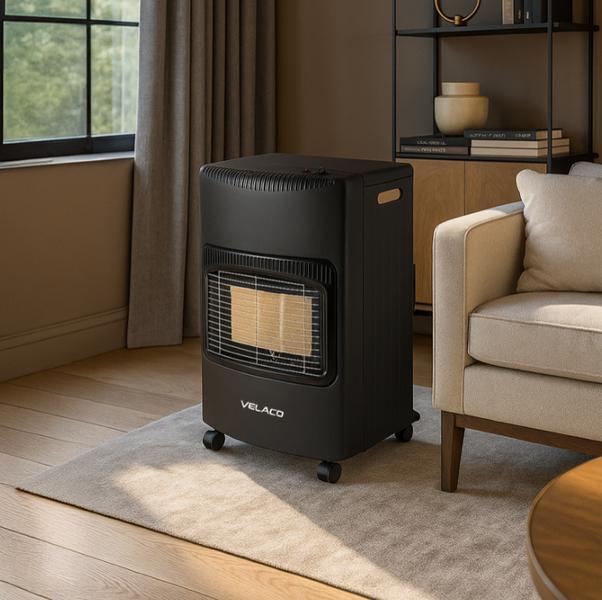 Газовый обогреватель Velaco Eco-One 3 уровня мощности (1500 / 2750 / 4200 Вт) + редуктор + резиновый шланг (Польша) ECO-ONE фото