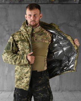 Тактична куртка бушлат Persona піксель Omni-Heat S 51821 фото