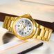 Чоловічий годинник Skmei 9320GDSI Gold-Silver з люмінесцентним підсвічуванням та металевим браслетом 1080-2943 фото 3