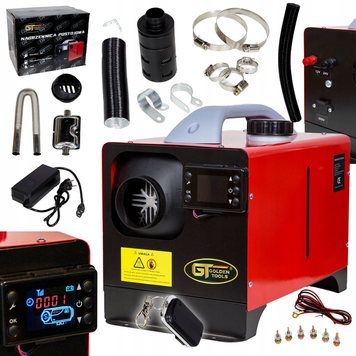 Автономний дизельний обігрівач Golden Tools GT-0008 WEBASTO потужністю 9 кВт з пультом ДК GT-NO-0008 фото