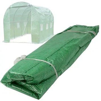 Пленка для теплицы 6 м2 (3х2х2м) 140 г/м2, UV, ветростойкая, морозостойкая, Зеленая P0050 фото