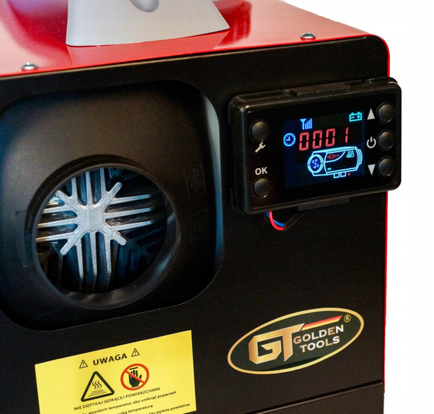 Автономный дизельный обогреватель Golden Tools GT-0008 WEBASTO мощностью 9 кВт с пультом ДУ GT-NO-0008 фото