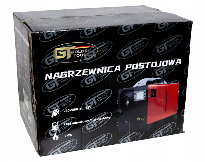 Автономный дизельный обогреватель Golden Tools GT-0008 WEBASTO мощностью 9 кВт с пультом ДУ GT-NO-0008 фото