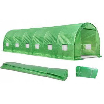Пленка для теплицы 18 м2 (6х3х2м) 140 г/м2, UV, ветропрочная, морозостойкая, Зеленая P0052 фото