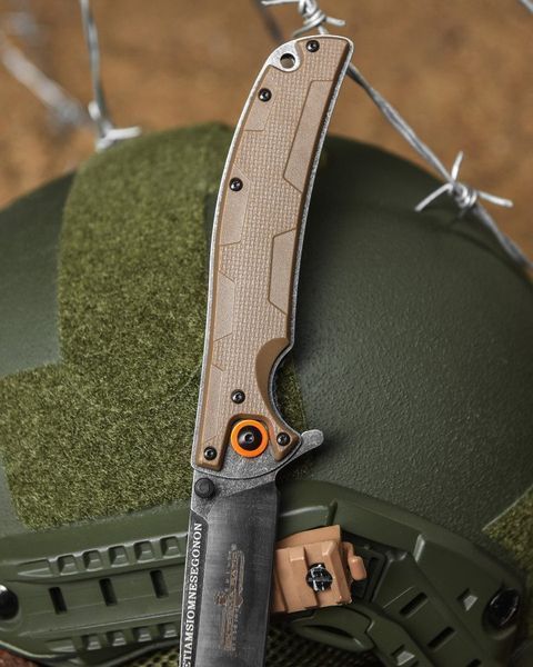 Нож выкидной Extrema ratio D2 coyot 90773 фото