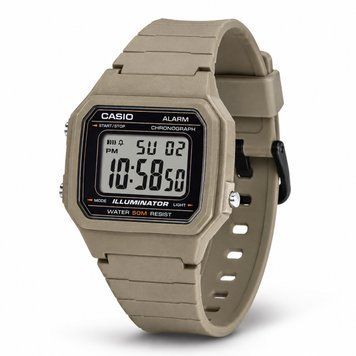 Мужские часы Casio W-217H-5A с электронным циферблатом и песчаным ремешком 1141-0122 фото