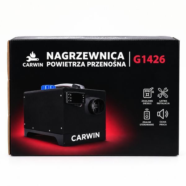 Автономный дизельный обогреватель CARWIN 12 кВт 12/24 В с пультом ДУ для автомобиля и помещений&nbsp;WEBASTO (вебасто) G1426 фото