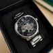 Мужские механические часы Awarder 048 Не Забуду Дім Silver-Black Steel с сапфировым стеклом 1202-1056 фото 9