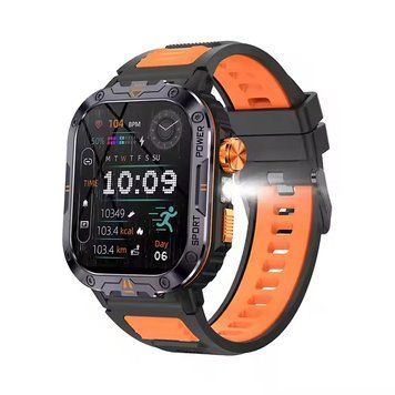 Умные часы Modfit Carbon Quad Orange (1077-0327) с тонометром и защитой IP68 1077-0327 фото
