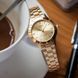 Женские часы Casio LTP-1128N-9AR классические золотистые с минеральным стеклом и браслетом 1141-0502 фото 2